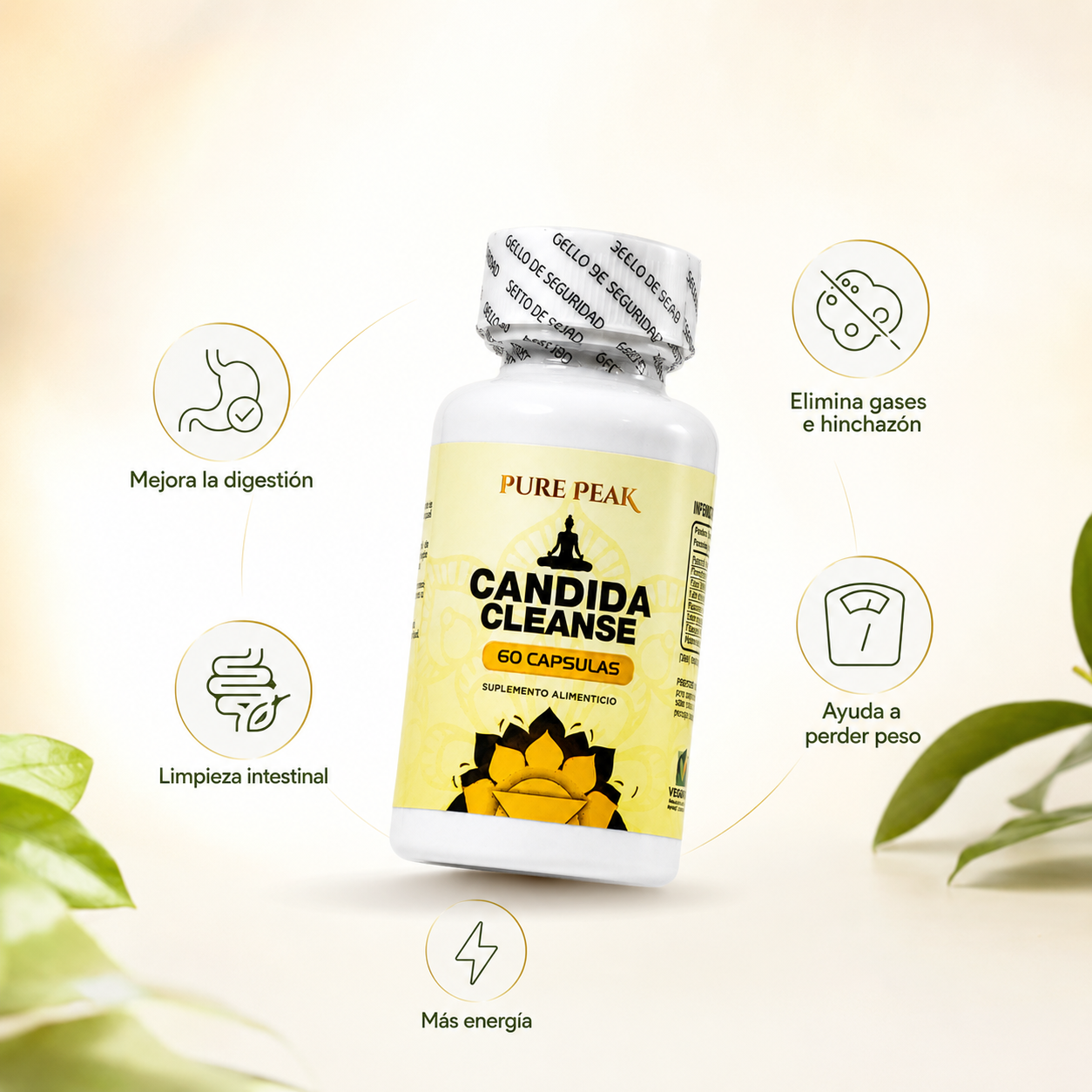 💛 CANDIDA CLEANSE ORIGINAL🌿 LLEVA 2X1 — DESINTOXICA TU CUERPO